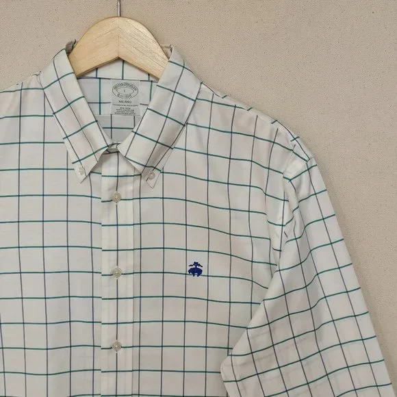 White Brooks Brothers Milano Fit Shirt Brooks Brothers Shirts Brooks  Brothers Milano Fit Noniron